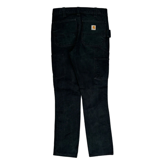 Carhartt Carpenter Trousers - 31W 33L Black Cotton