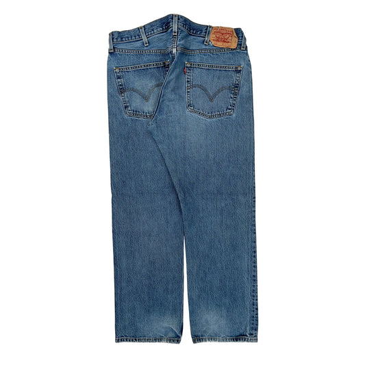 501 Levis Jeans - 36W 31L Blue Cotton