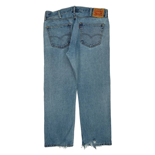 505 Levis Jeans - 38W 28L Light Wash Denim