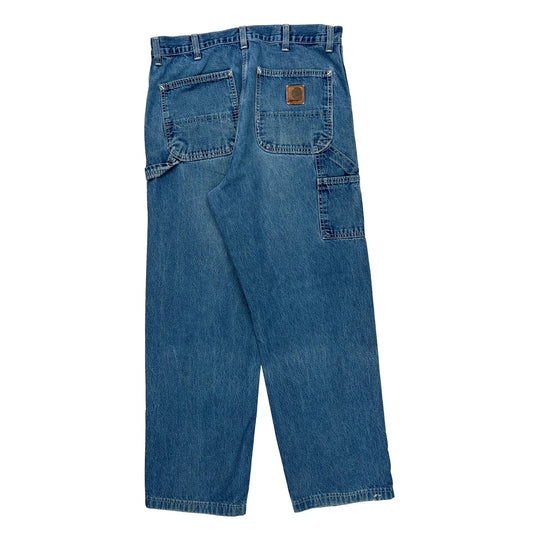 Carhartt Carpenter Jeans - 32W 30L Blue Denim