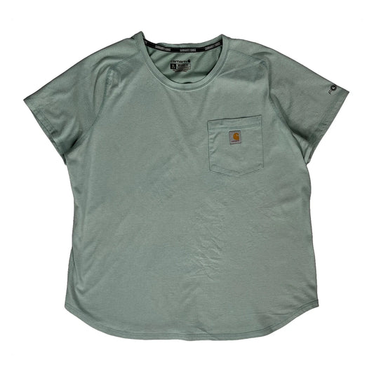 Carhartt T-Shirt - XL Green Cotton