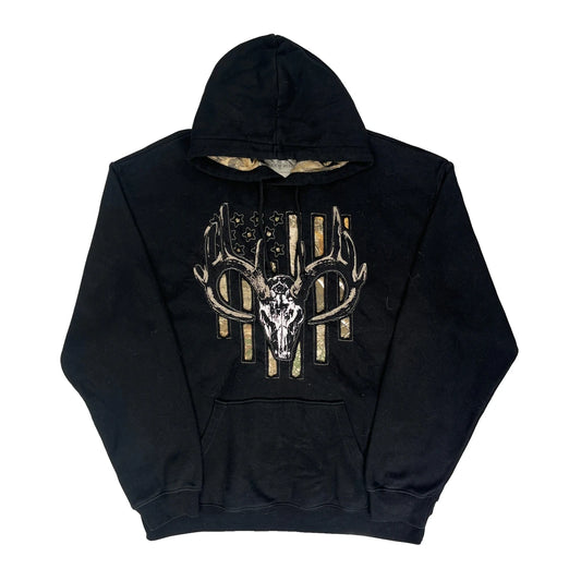 Buckhorn River Camo Hoodie - XL Black Cotton