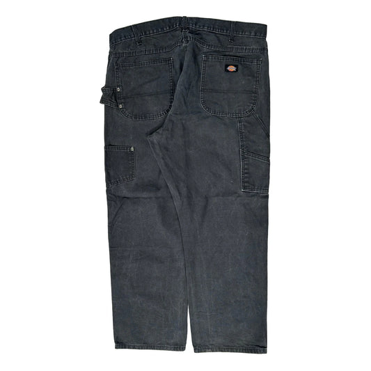 Vintage Dickies Carpenter Trousers - 40W 30L Grey Cotton