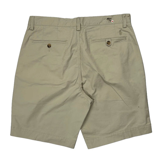 Polo By Ralph Lauren Chino Shorts - 32W 9L Beige Cotton