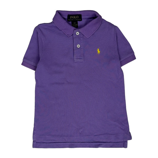 Age 3-4 Polo By Ralph Lauren Polo Shirt - XS Purple Cotton