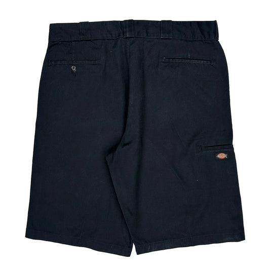 Dickies Baggy Chino Shorts - 38W 11L Black Cotton