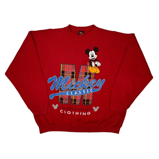 Mickey Mouse Mickey Unlimited Graphic Sweatshirt - XL Red Cotton