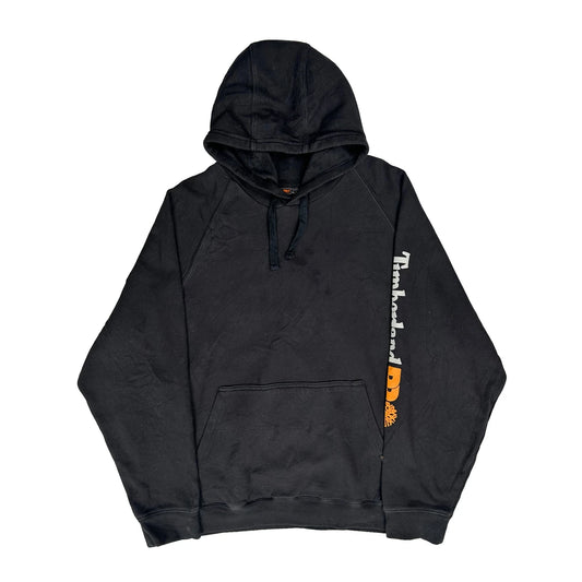 Vintage Timberland Hoodie - XL Black Cotton