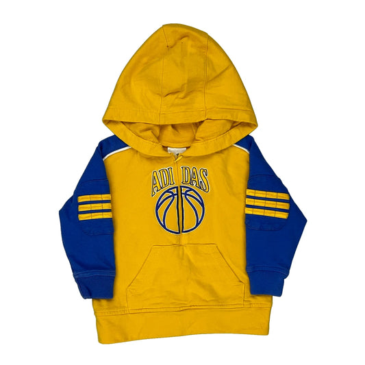 Basketball, Age 24 Months Adidas Hoodie - 2XS Blue Cotton