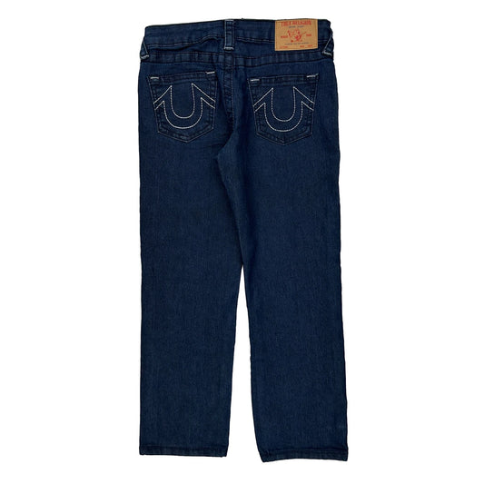 Age 10 Geno Relaxed Slim True Religion Slim Jeans - Small Dark Wash Denim