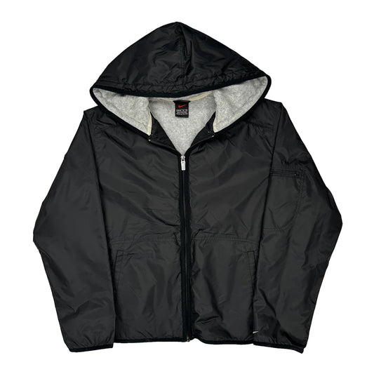 Age 8-10 Nike Jacket - Medium Black Polyester