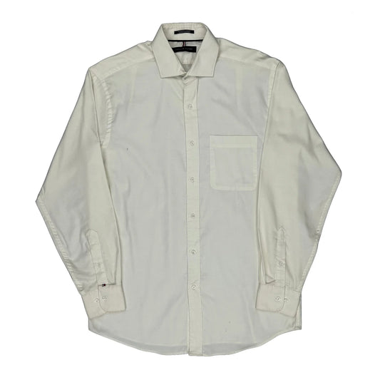 Tommy Hilfiger Shirt - Medium White Cotton