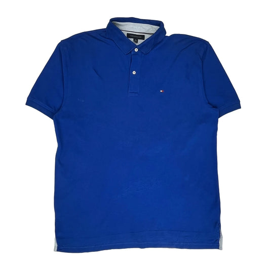 Tommy Hilfiger Polo Shirt - XL Blue Cotton