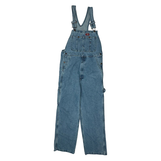 Dickies Dungarees - 30W 32L Blue Cotton