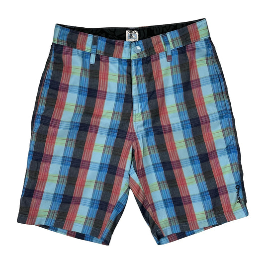 Vintage Oakley Checked Shorts - 30″ Waist Multicoloured Polyester