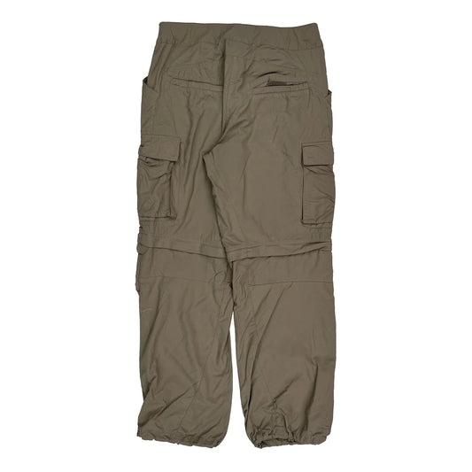 Vintage Mountain Hard Wear Cargo Trousers - Small Khaki Nylon