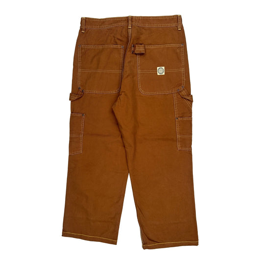 Polo By Ralph Lauren Carpenter Trousers - 33W 34L Brown Cotton