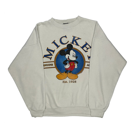 Mickey Mouse Mickey Unlimited Graphic Sweatshirt - XL White Cotton Blend