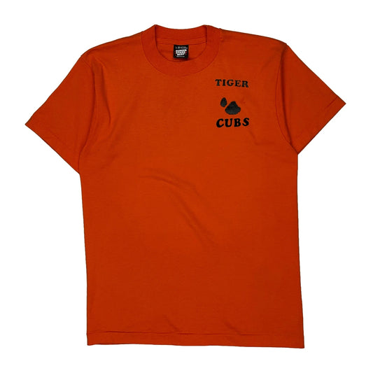 Tiger Cubs Screen Stars T-Shirt - Large Orange Cotton Blend