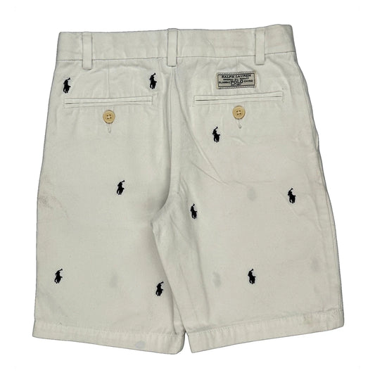 Age 5 Polo By Ralph Lauren Chino Shorts - Small White Cotton