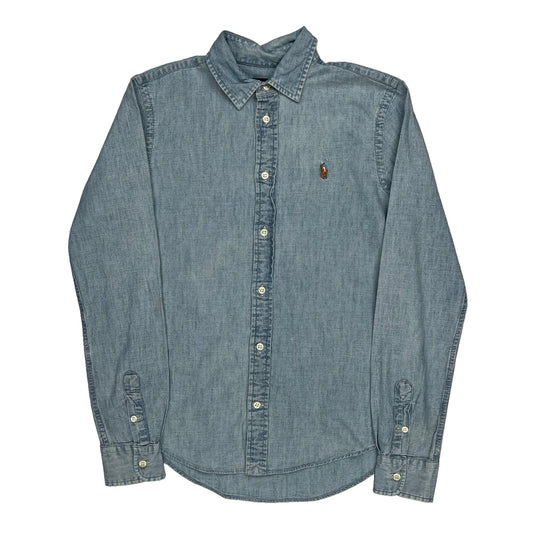 Polo By Ralph Lauren Denim Shirt - XS Blue Cotton