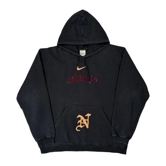 90S Made In Canada Nike Notre Dame Graphic Hoodie - 2XL Black Cotton