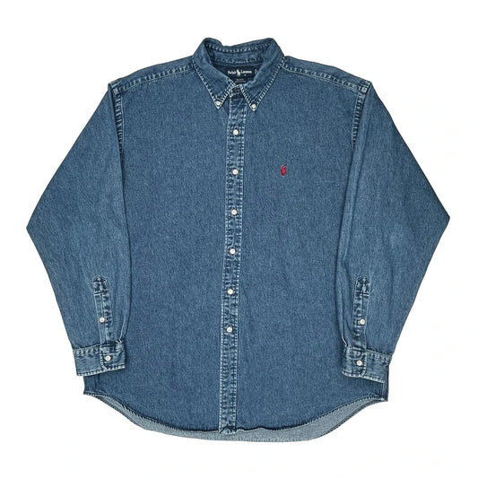 Blake Ralph Lauren Denim Shirt - XL Blue Cotton