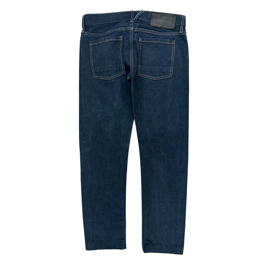 Armani Exchange Skinny Jeans - 30W 28L Blue Cotton Blend