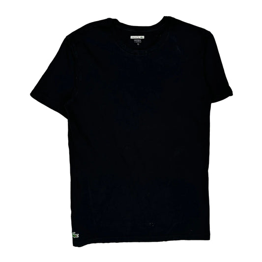 Lacoste T-Shirt - Large Black Cotton