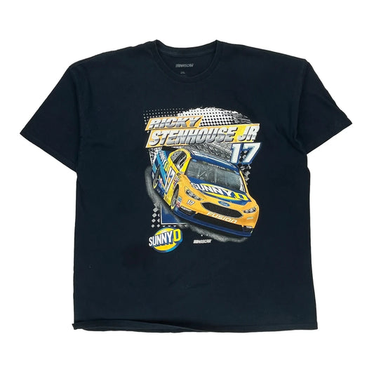 Ricky Stenhouse Jr. Nascar Nascar T-Shirt - 2XL Black Cotton