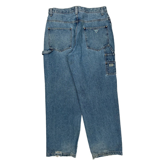 Guess Carpenter Jeans - 34W 34L Blue Cotton