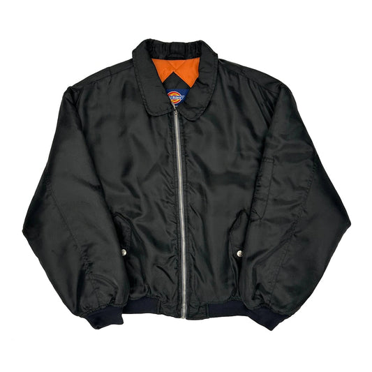 Dickies Bomber Jacket - Large Black Polyester