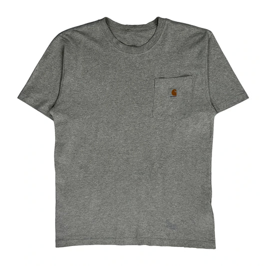 Carhartt T-Shirt - Small Grey Cotton