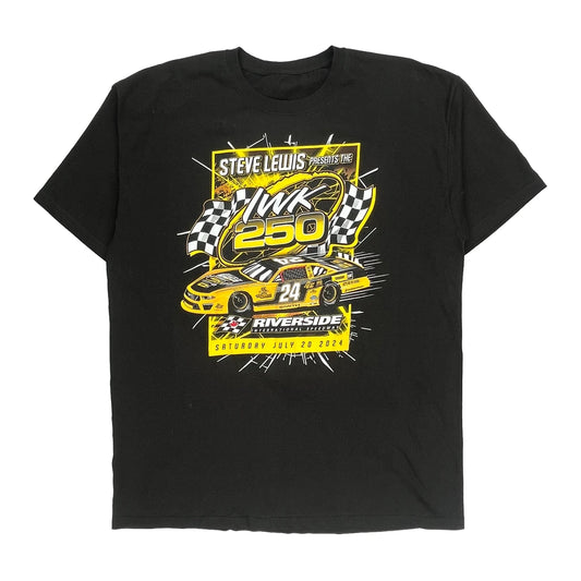 Iwk 250 Gildan Nascar T-Shirt - XL Black Cotton