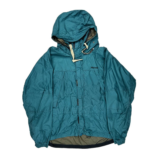 Marmot Windbreaker - Large Green Nylon
