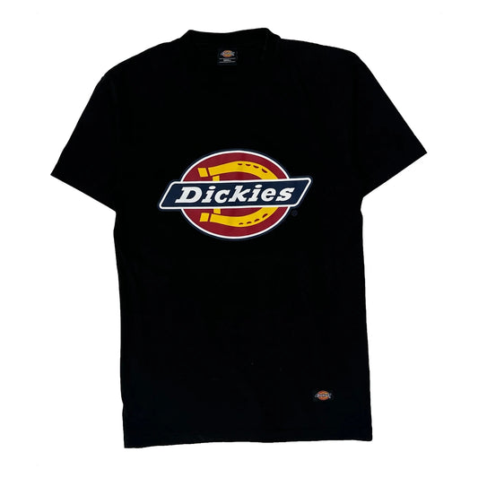Vintage Dickies T-Shirt - Small Black Cotton