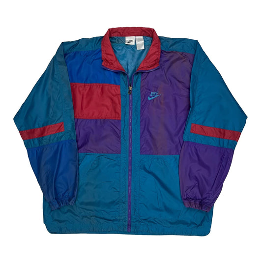 Nike Windbreaker - XL Blue Nylon