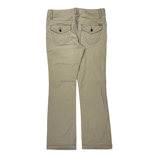 Ralph Lauren Cord Trousers - 34″ Waist Beige Cotton