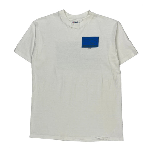 Blue Hawaiian Helicopters Hanes Graphic T-Shirt - Large Blue Cotton