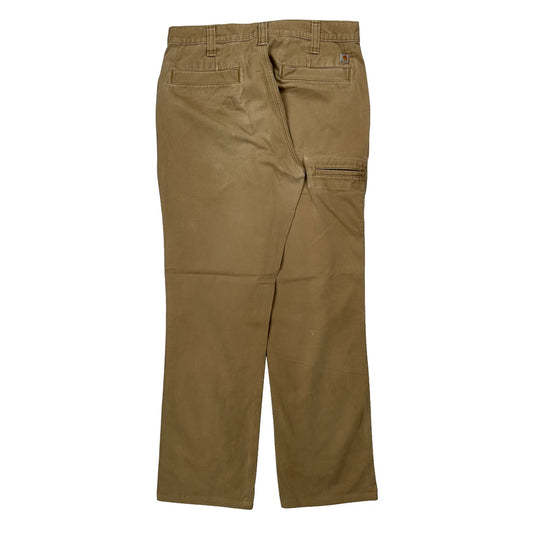 Relaxed Fit Carhartt Carpenter Trousers - 31W 31L Khaki Cotton