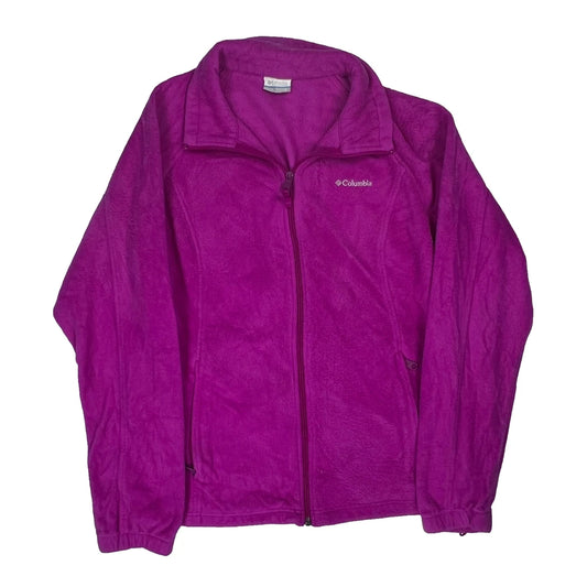 Columbia Fleece Jacket - XL Purple Polyester