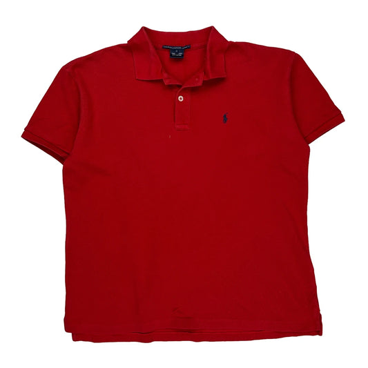 Ralph Lauren Sport Polo Shirt - Medium Red Cotton