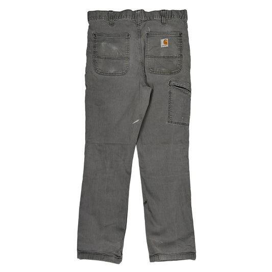 Carhartt Carpenter Trousers - 32W 31L Grey Cotton