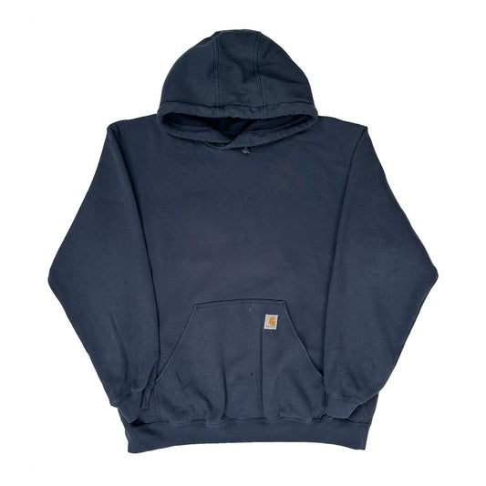 Carhartt Hoodie - XL Navy Cotton Blend