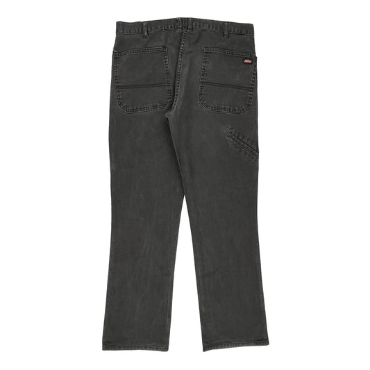 Dickies Carpenter Trousers - 34W 32L Black Cotton