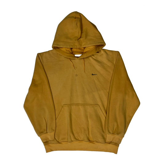 Nike Hoodie - XL Yellow Cotton Blend