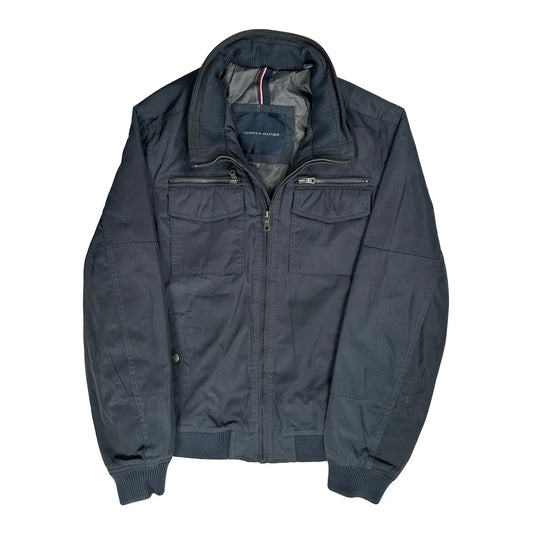 Vintage Tommy Hilfiger Jacket - Large Navy Polyester