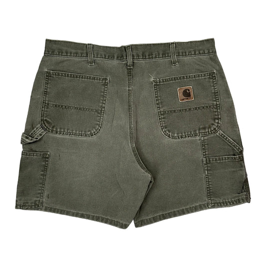 Carhartt Carpenter Shorts - 36W 7L Grey Cotton