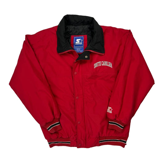 South Carolina Starter Graphic Varsity Jacket - Small Red Polyester