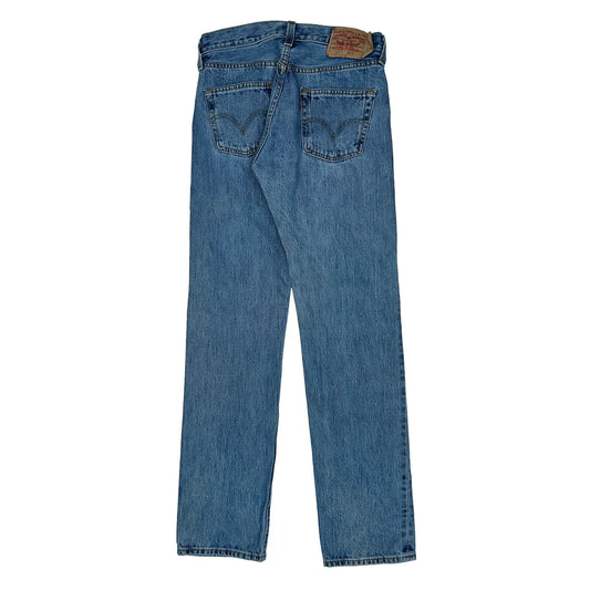 501 Levis Jeans - 30W 34L Blue Cotton